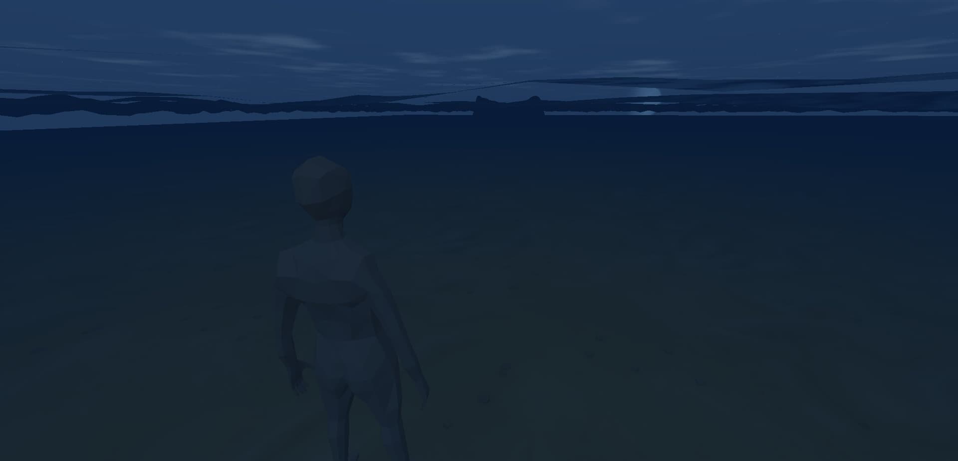 Swimming in island waters